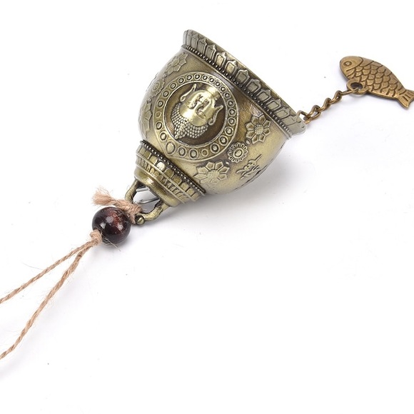 Bronze good LUCK Feng shui dragon, elephant, or Buddha bell - Picture 6 of 11